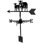 Sheep Weather Vane Roof Child Outdoor Metal Wind Direction Indicator