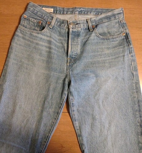 Levis 501 XX Button Fly Jeans Regular Fit Straight Leg 29x32 Preloved Great Cond - Picture 4 of 19