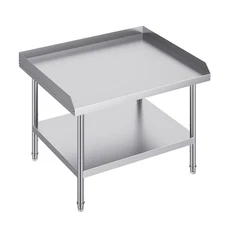 Uimoso Stainless Steel Prep Table 30"x36" for Commercial Kitchen Restaurant Use