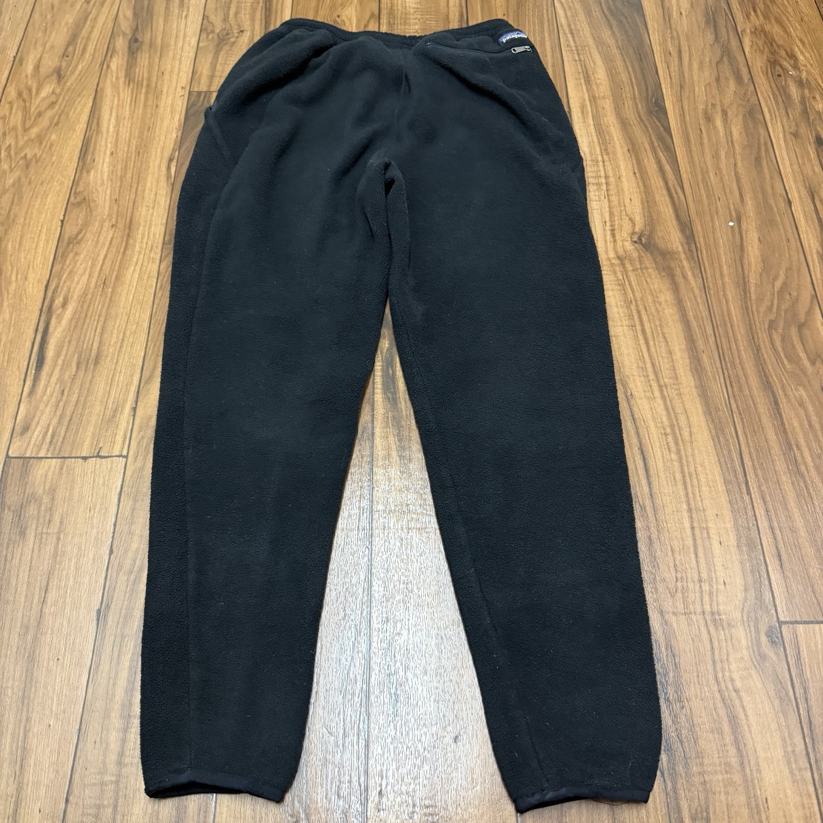 Vtg 90s Patagonia Synchilla Fleece Jogger Gaucho Pants Mens Large Black USA Made thumbnail 10