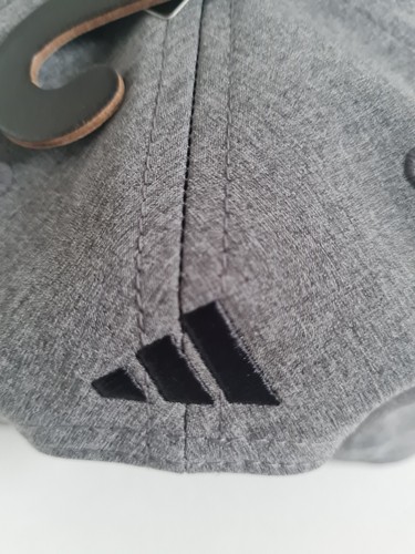 Adidas Scorecard Baseball Hat Cap Mens Adjust Snapback Grey Black New One Size - Picture 8 of 16