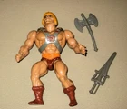 He-Man Vintage 1980s MOTU Figure He-Man & Weapons