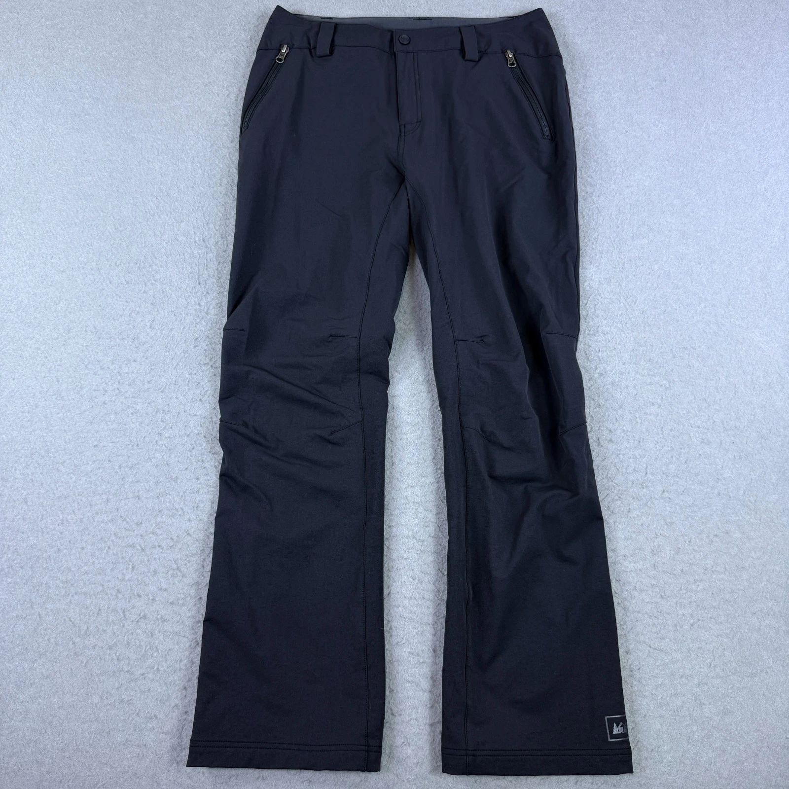 Rei Women's Mistral Soft Shell Pant Black Size 10 Hiking Stretch Outdoor Gorp