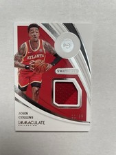 2020-21 Panini Immaculate Collection - Swatches John Collins #SW-JCL /99 (MEM)