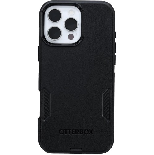 iPhone 16 Pro Max Commuter Case Slim Black Shockproof Protective Cover - Picture 1 of 3