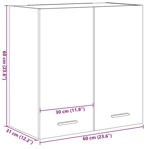 Kitchen Cabinet Home Storage Shelf Organiser Cupboard Engineered Wood KOVOL - Picture 4 of 12