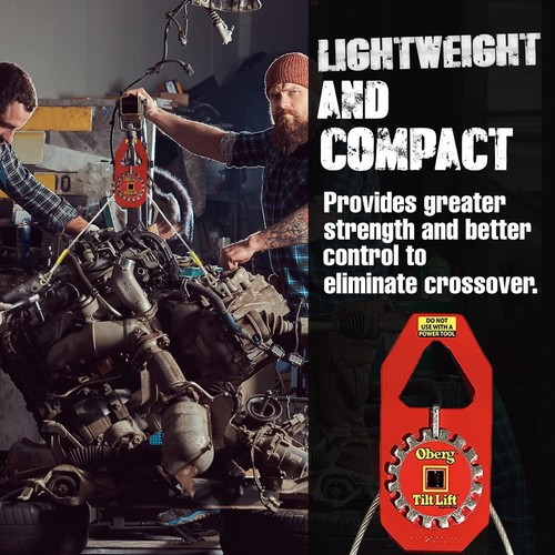 Engine Hoist Sling | No Chain Hoist Hassle | 1 Ton Capacity | 45 Degree Tilt ... - Bild 6 von 6