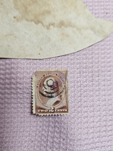 Stamp Envelope Letter From 1886 Post Mark Willard Stewart Chicago Handwritten - Picture 6 of 9