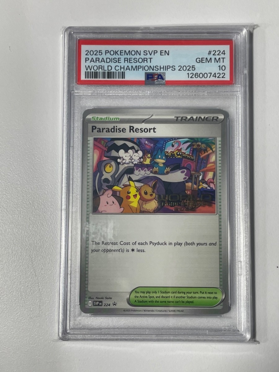 パラダイスリゾート2025 Paradise Resort Promo Card Revealed for Worlds! - PokeBeach