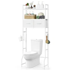 YBING Over The Toilet Storage Cabinet, Over Toilet Bathroom Organizer with Dr...