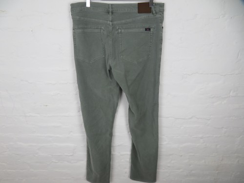 Faherty Pants Mens 33x32 Sage Green Stretch Twill 5-Pocket Casual Jeans Comfort - Picture 4 of 11