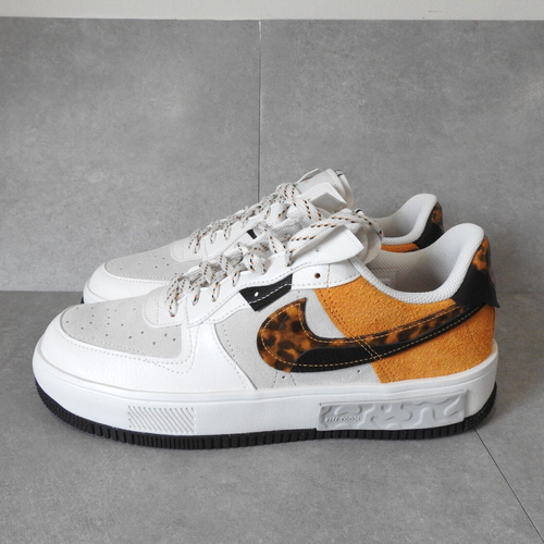 Nike Air Force 1 Fontanka Wmns Trainers Phantom/Light Curry DR0151 001 - Foto 2 di 18