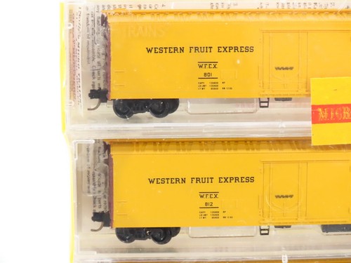 N Kadee Micro-Trains MTL 69012 WFEX Western Fruit Express Reefer 6-Pack - Sealed - Picture 2 of 9