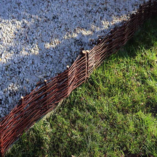 2 bed frames from willow 30x100 cm I bed limit willow fence bed border - Picture 8 of 8