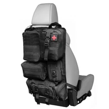 Tactical Organizer Storage Seat Back Hanger Bag w/5 Detachable Molle Pouch Bag
