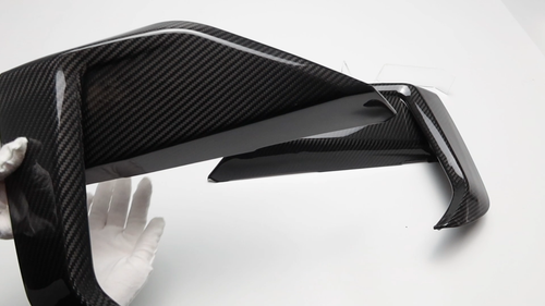 Carbon Front Bumper Lower Side Grille Covers For Ford Mustang GT S650 2024 2025 - Video 1 of 1