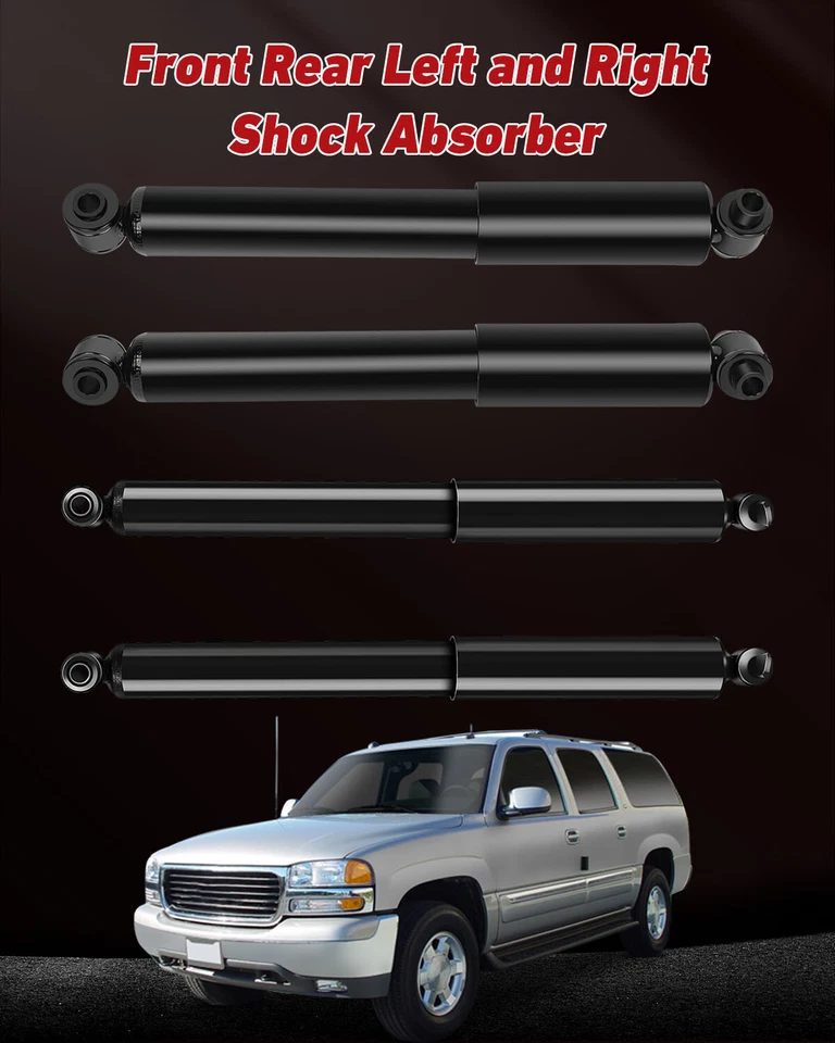 Full Set Front Rear Shocks Struts For 1995-99 GMC Yukon 1995-00 Chevrolet Tahoe - Image 2 of 4