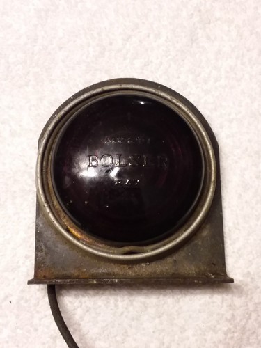 Luz BOLSER roja vintage. ¿Motocicleta, sidecar, camioneta? - Imagen 2 de 5