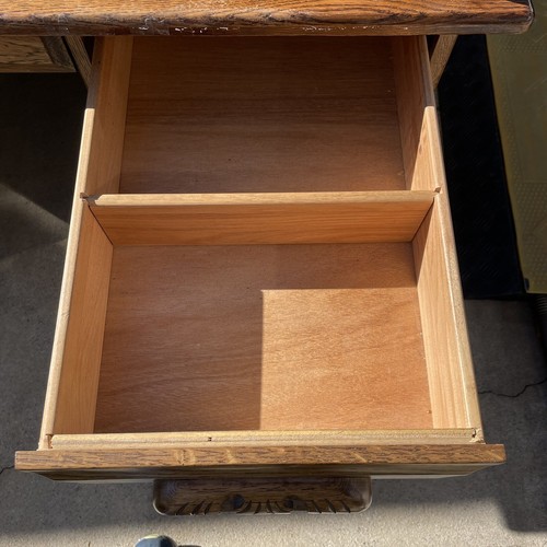 ROLLTOP DESK Solid Wood Made in USA By Barn Furniture Van Nuys, CA $7K NEW VTG - Picture 10 of 24