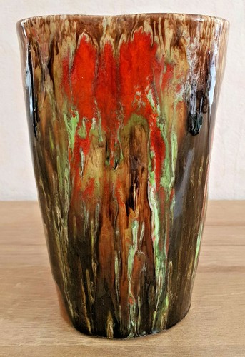 Charmant Vase Vallauris Multicolore Design Vintage Style année 50-60 - Picture 4 of 8
