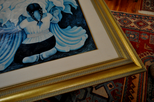 The Flower Vendor 39" (Girl with Lilies) 1941 Diego Rivera (Mexican, 1886-1957 - Picture 10 of 21