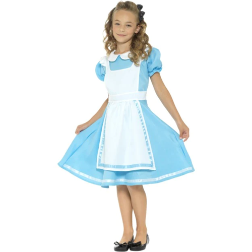Girls Wonderland Princess Costume Alice In Fancy Dress Kids World Book Day - Picture 4 of 5