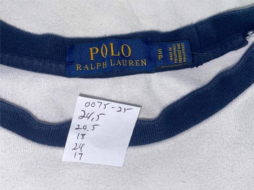 MENS SMALL RALPH LAUREN BEAR NAUTICAL STRIPE STRIPED PULLOVER SWEATSHIRT SWEATER - Picture 11 of 14