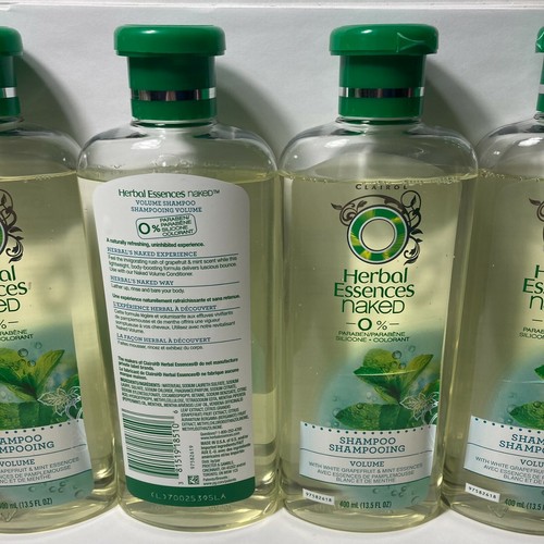 Herbal Essences Naked Shampoo 4 Bottles 13.5oz DISCONTINUED Sulfate Paraben Free - Picture 7 of 12