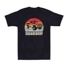 Retro Classic Square Body Squarebody Truck Driver Truck Vintage Men's T-Shirt