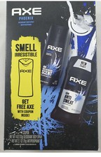 AXE Phoenix Gift Set 1 Deodorant Body Spray  1 Antiperspirant per box Sealed