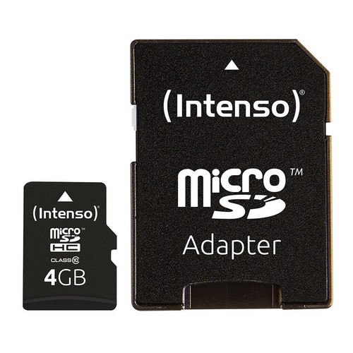 SD MicroSD Card 4GB Intenso inkl. SD Adapter - Bild 3 von 5
