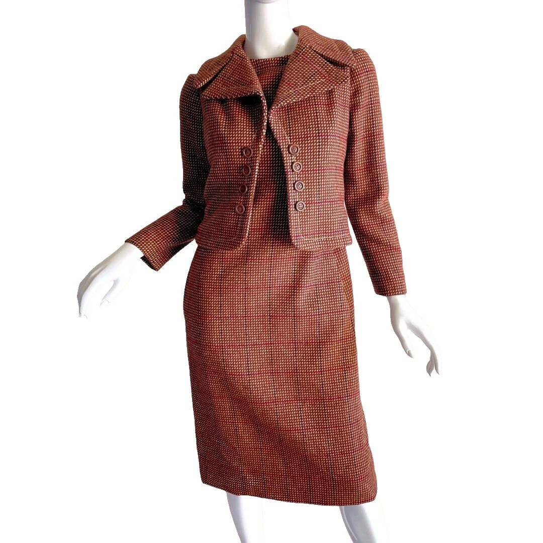 Tweed Original 1960s Vintage Suits, Sets & Suit Separates for Women