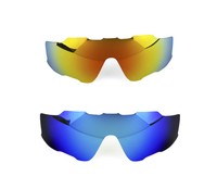 Polarized Fire/blue Replacement Lens For Oakley Jawbreaker Sunglasses Polarized Fire/blue Replacement Lens For Oakley Jawbreaker Sunglasses