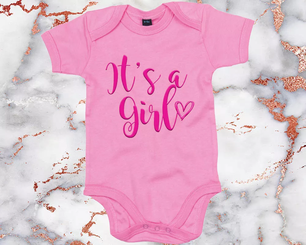 It s A Girl Baby Grow Baby Announcement Arrival Little Sister