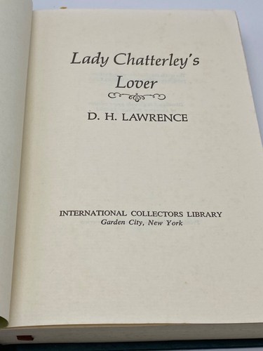 1928 ICL LADY'S CHATTERLEYS LOVER Sammlerausgabe Sex Sexualität 24K GOLD OOP - Bild 12 von 15