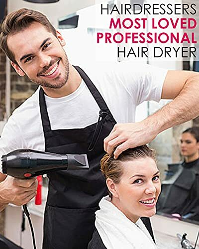 HAIR DRYER Ionic Fast Drying Blow Drying Blower Tourmaline Ceramic Women JOHN - Picture 2 of 9