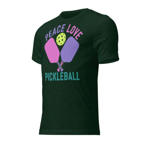 Women's Peace, Love, Pickleball Short Sleeve T-Shirt - Picture 11 of 110