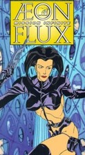 'AEON FLUX' VHS MTV 'Mission Infinite' TV 1997 TV CARTOON BLOCKBUSTER Video