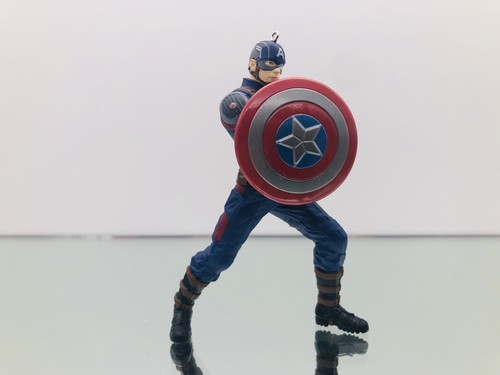 Hallmark Keepsake Ornament 2019 edición limitada CAPTIAN AMERICA MARVEL THE AVENGERS NUEVO EN CAJA - Imagen 2 de 7
