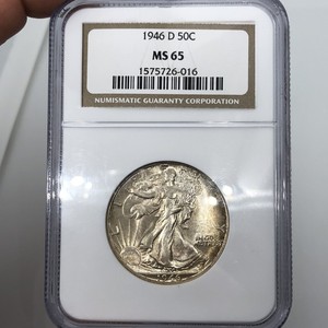 1946-D-Walking-Liberty-Half-Dollar-NGC-MS65-Superb-Luster