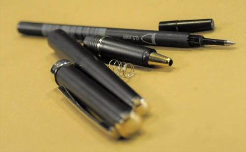 "SENATOR" Delgado Classic Matte black> German c.2002's Rollerball pen - Imagen 7 de 11