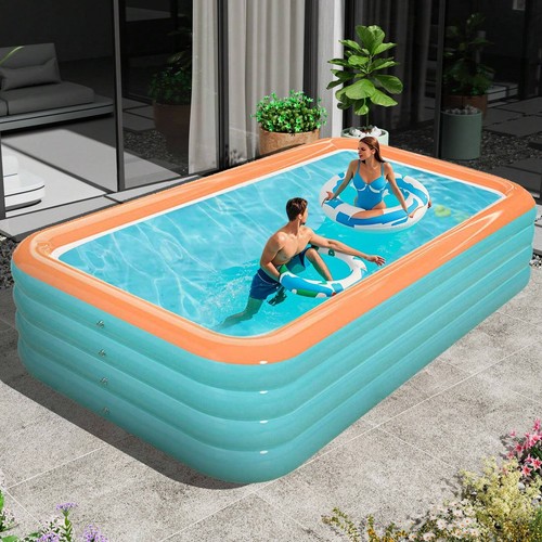 Super Large Inflatable Pool Thickened for Outdoor, Courtyard & Family Gatherings - Picture 23 of 45