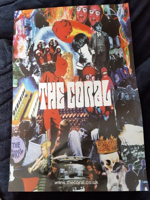 THE CORAL The Coral RARE UK PROMO ALBUM POSTER 75 x 50cms THE CORAL The Coral RARE UK PROMO ALBUM POSTER 75 x 50cms