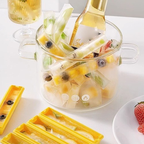 French Fry Ice Cube Mold Long Potato Ice Tray Household Food Grade Ice Box - Picture 8 of 12