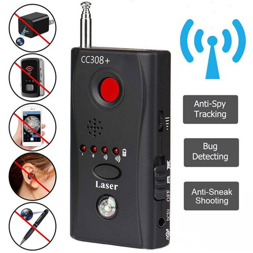 CC308+ Anti-Spy RF Signal Bug Detector Hidden Cam Laser Lens Finder Device - Picture 2 of 8