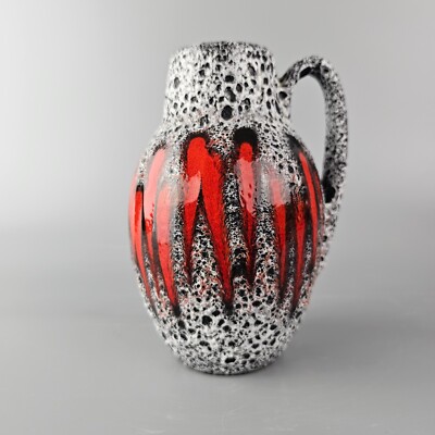 Vintage West German Fat Lava vase made by Scheurich. Form
