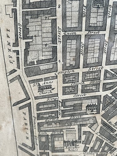 Map of the Parish of St Anns - 1755 - Picture 8 of 23