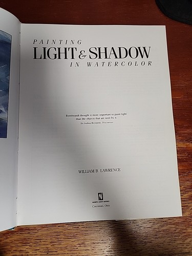 Painting Light and Shadow in Watercolor by William B Lawrence (1994, Hardcover) - Foto 3 di 10