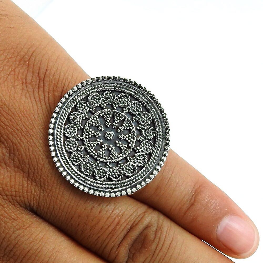 アクセサリー vintage silver925 10stand silver ring Amazon.com: Retro Vintage s925 Silver Ring for Women Men
