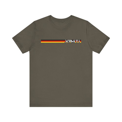 Merkur XR4Ti Badge on German Flag T-Shirt - 1980s Ford Merkur Logo West Germany - Picture 27 of 76